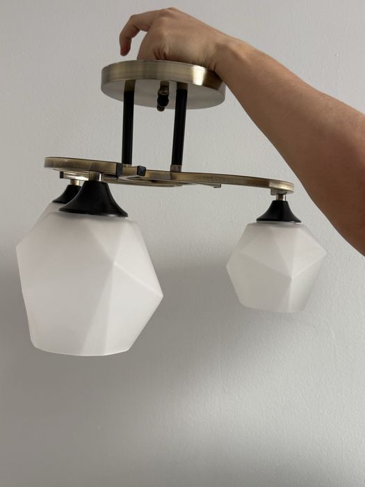 Люстра рабочая, 3 цоколя