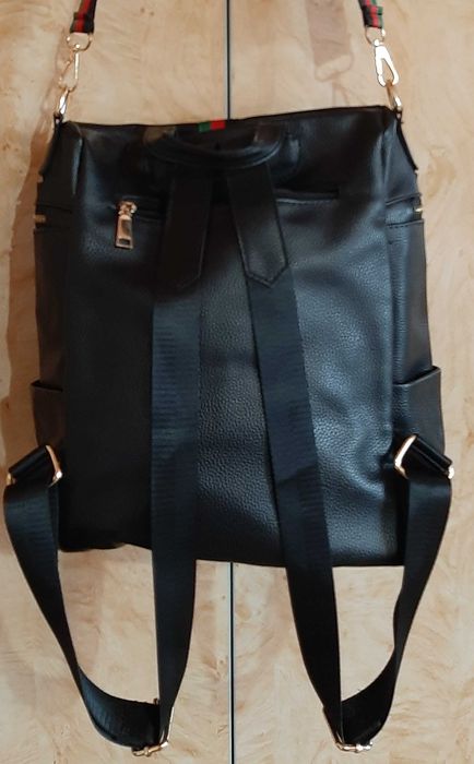 geanta de piele tip rucsac