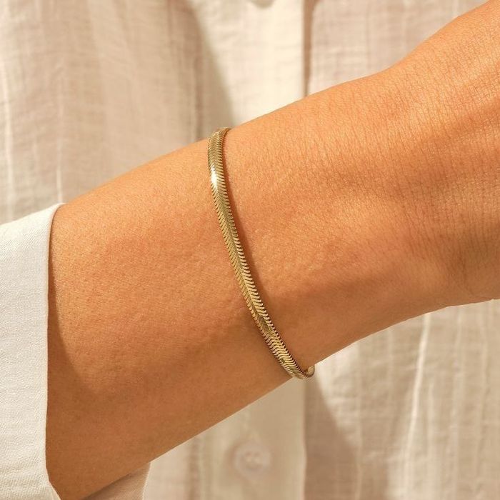 Золотой браслет, 585 проба, 3.36 г, 19 см