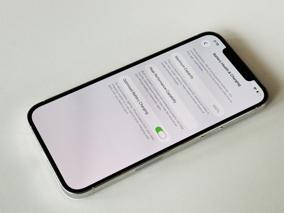 Iphone 12 Pro Max 128GB Silver 100% Батерия! Гаранция 6 месеца