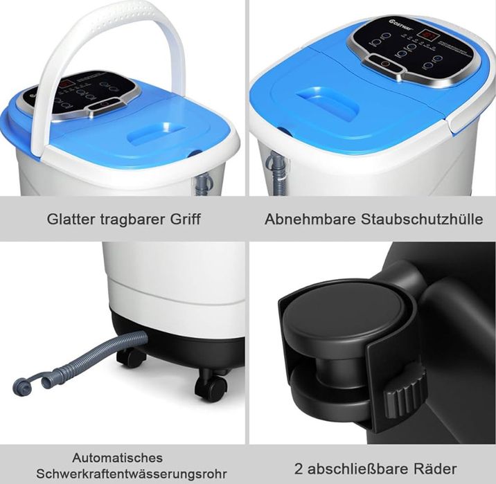 Електрическа вана за крака, масажор COSTWAY