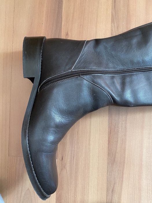 Дамски кожени ботуши