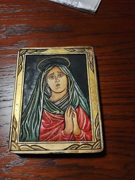 Икона Мадоната, ръчна изработка