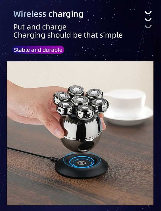 Maшинка за бръснене на тяло и глава много гладко