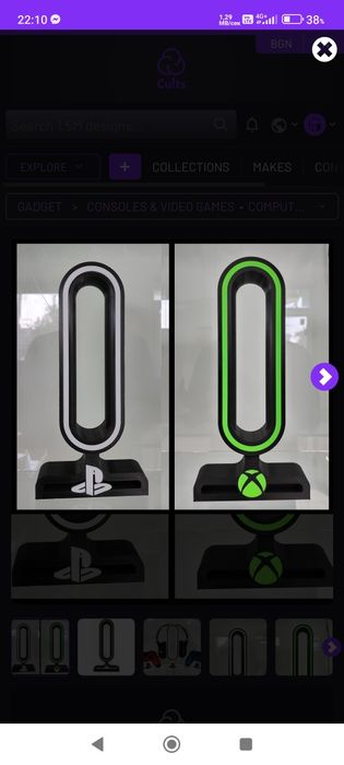 3D  стойки за джойстик