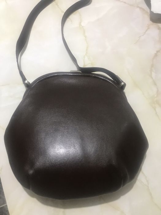 Poseta noua piele maro eleganta