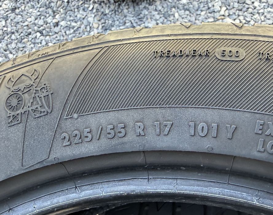 2бр 225/55/17 на 6мм с 24дот Викинг