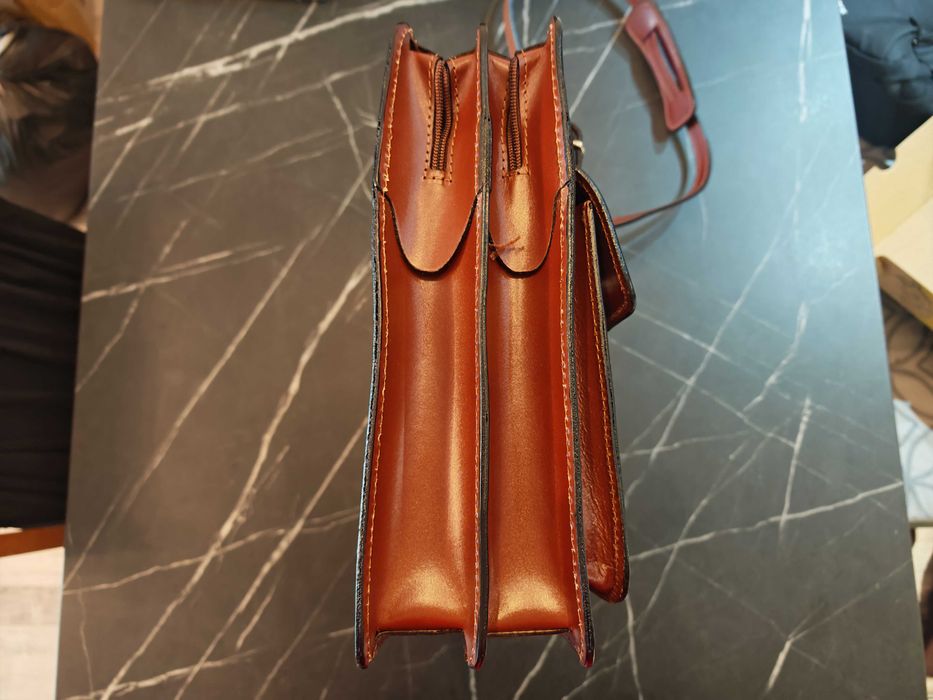 Мъжка чанта""VERA" , естествена кожа, нова!