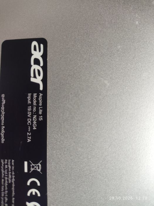 Ноутбук Acer aspire lite 15