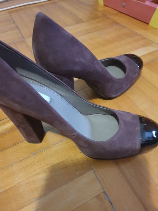 Pantofi eleganti dama piele intoarsa Geox