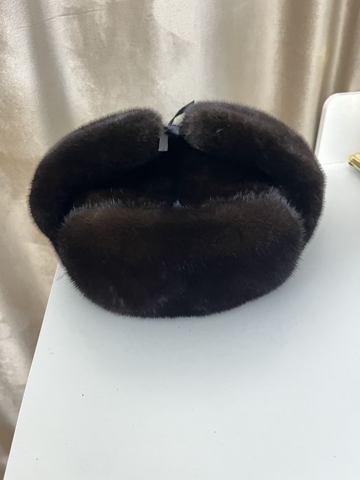 Продам финскую норковую шапку-ушанку