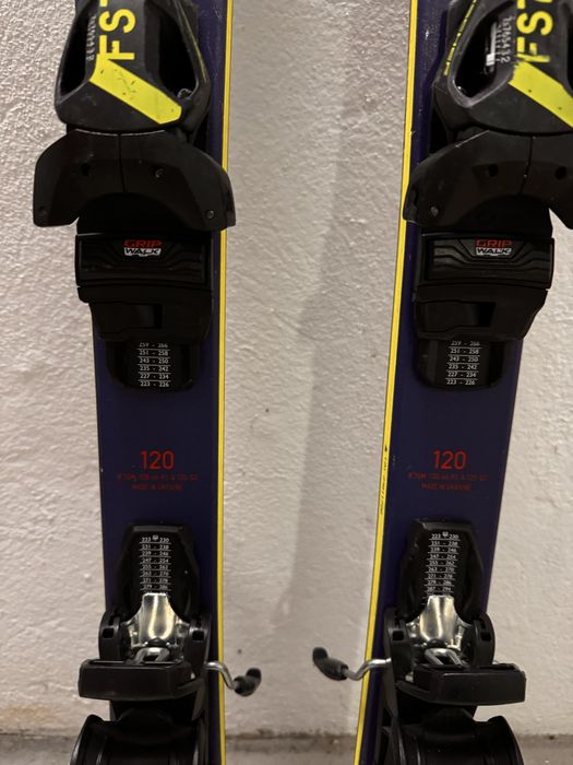 Schiuri COPII 120 cm FISCHER The Curv Pro + FS 7