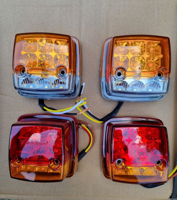 Set lampi fata, lampa spate SMD tractor, remorca, rulota 12/24V