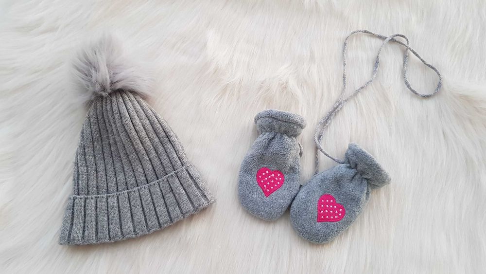 Детска шапка и ръкавици 1-2 години