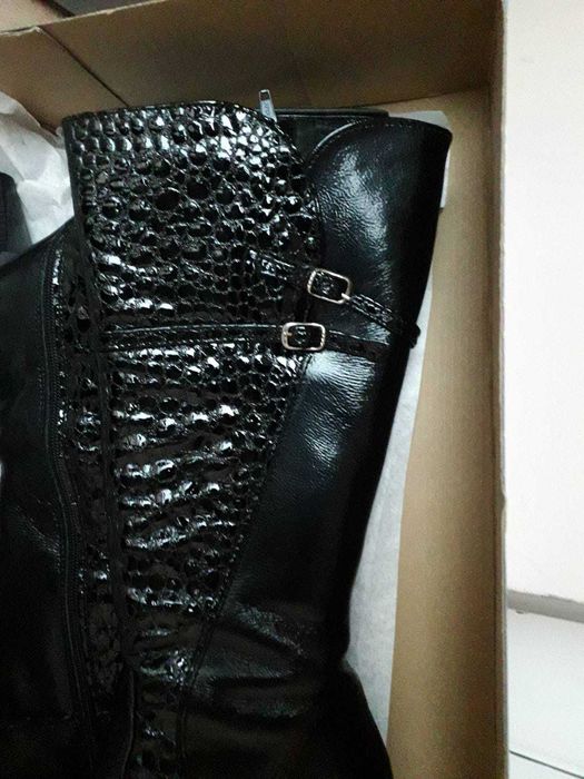 Ботуши ЕСТЕСТВЕНА Кожа и Естествена КРОКО Кожа ! НОВИ! №36