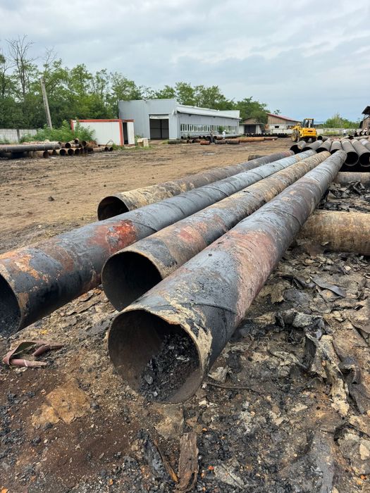 Teava metalica neagra protectie irigatii sustinerii