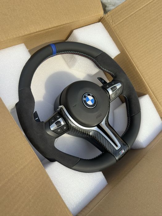 *ТОП ЦЕНА* BMW M Performance волан с алкантара и карбон f30, f10 x3 x5