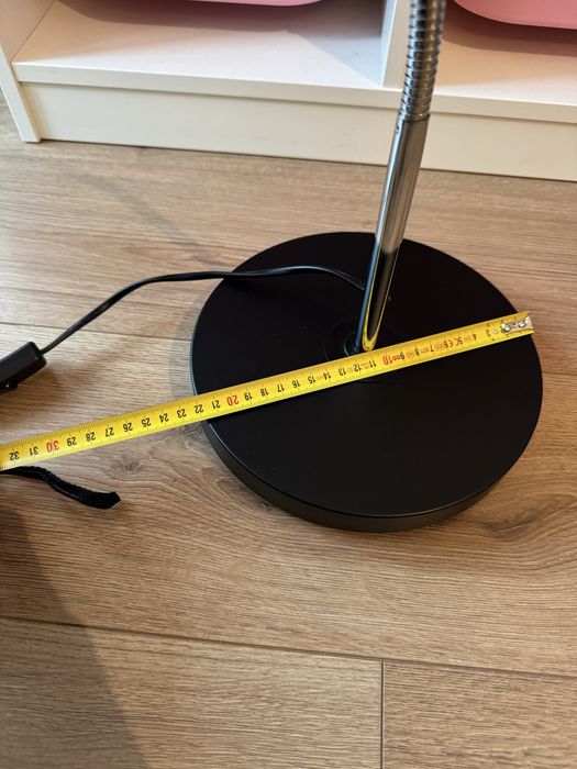 Lampa de birou neagra flexibila