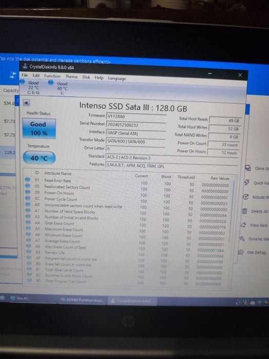 Ssd Intenso 128 gb nou 100% viata
