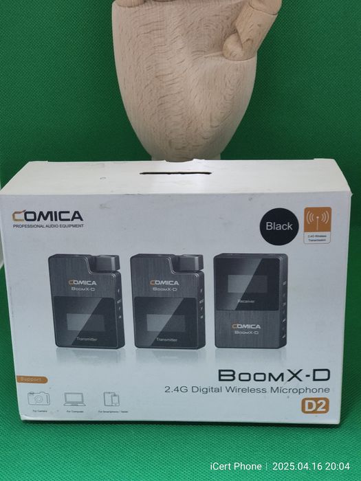 Sistem microfon wireless Comica BoomX-D D2, ultra compact