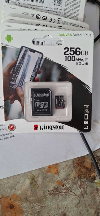 Card MicroSD 64GB reali (Firmware modificat la 256GB) Pentru teste / proiecte