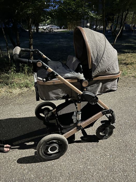 Продам коляска с авто креслом