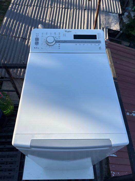 Mașină de spălat verticală Whirlpool 6th Sense , 6.5 kg, 1200 RPM – Defecta