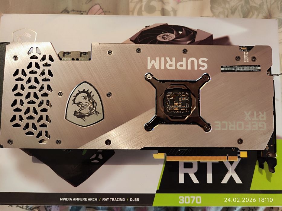 Видеокарта RTX 3070 8GB Msi Supreme X - С проблем!
