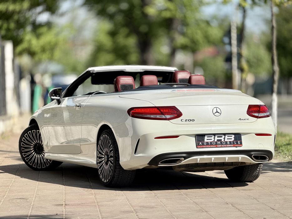 • Mercedes C200 Cabrio / Extra full / Packet Amg • Burmester / Soft Top Visiniu / 4 Matic -- Parc Auto / RATE •