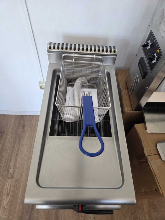 Friteuza profesionala 380V cu dulap robinet golire -TRANSPORT GRATUIT