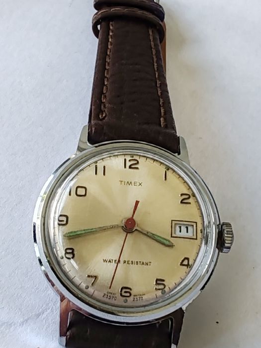 Ceas Timex Calendar Mecanic 30,5 mm-Funcționează excelent!