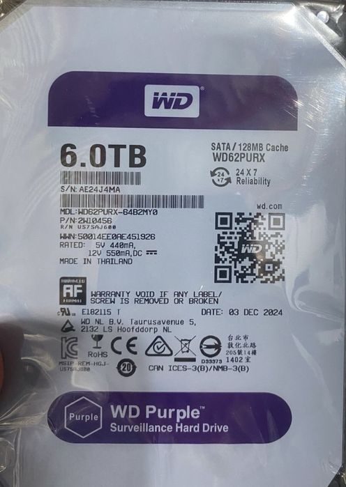 Жесткий диск wd purple