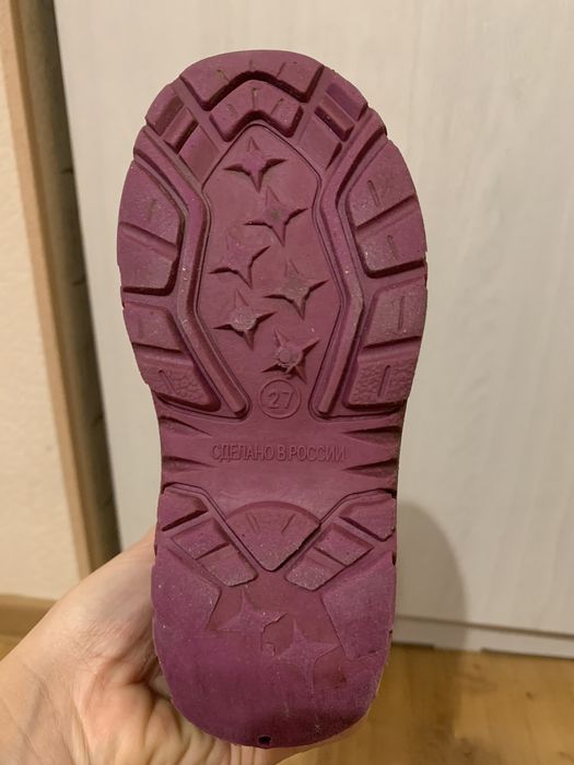 Зимние сапоги на девочку 27 размер