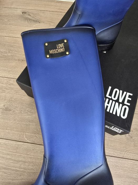 Love Moschino НОВИ Дамски гумени ботуши