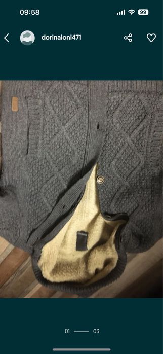 Geaca din lana barbati