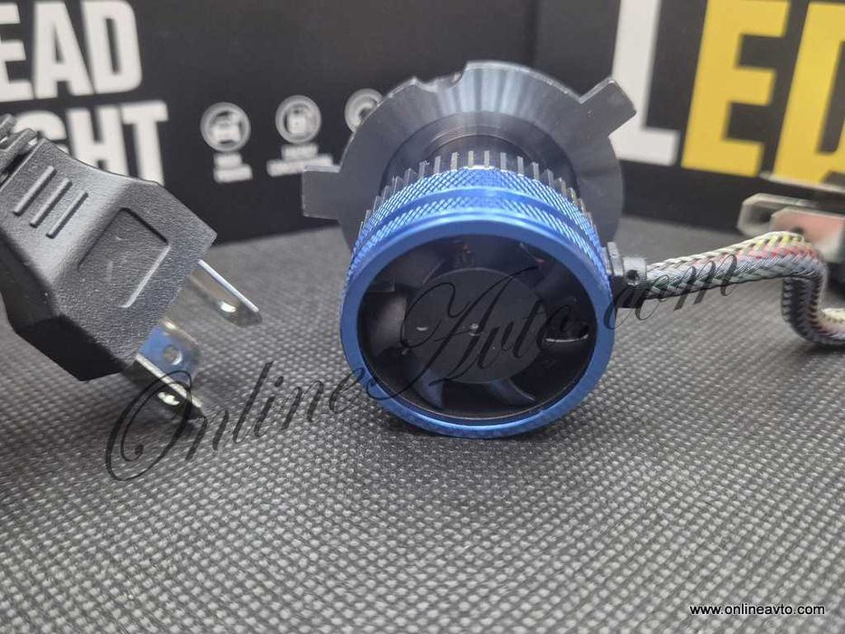 H4 Диодни крушки с подобрен фокус, LED крушки за автомобил 120W