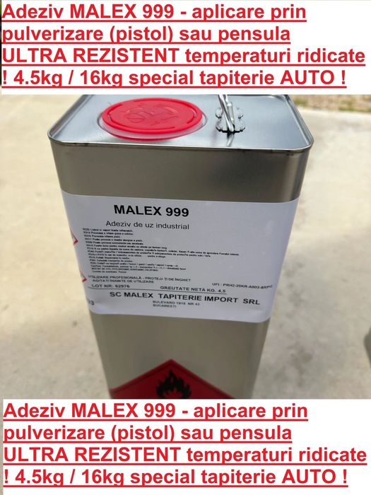 Adeziv MALEX 999 aplicare pistol / pensula,ULTRA REZISTENT temperaturi