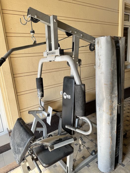 Тренажор с брусьями , тяга верхнего блока , пресс и многое доугое