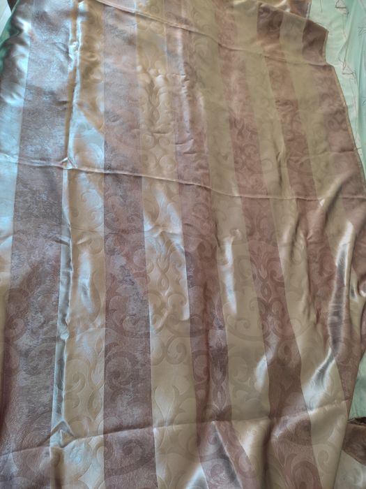 Серебристые шторы