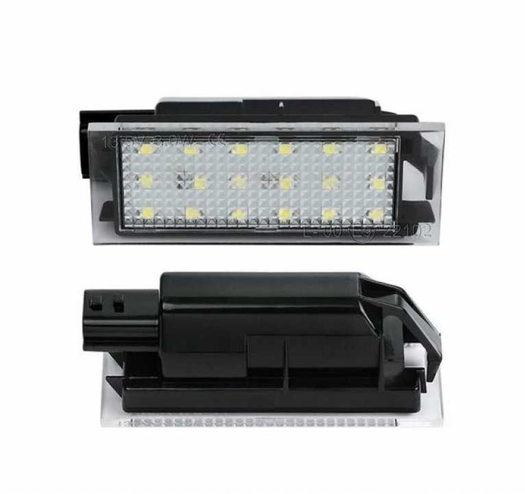 Lampi numar dedicate full led leduri pentru Renault Kadjar