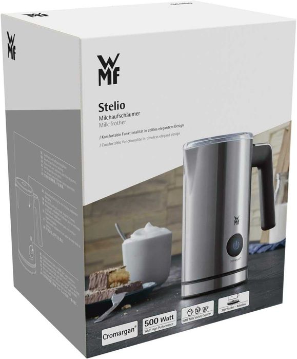 Уред за мляко на пяна WMF Stelio, 500W, 150-250мл,Незалепващо Покритие
