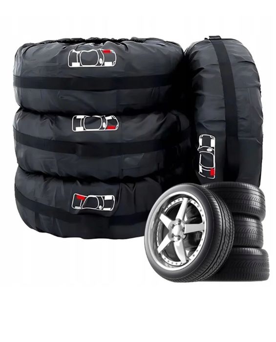 Huse pentru roti, anvelope – mărime 13"-17", depozitare convenabilă și protecție excelentă