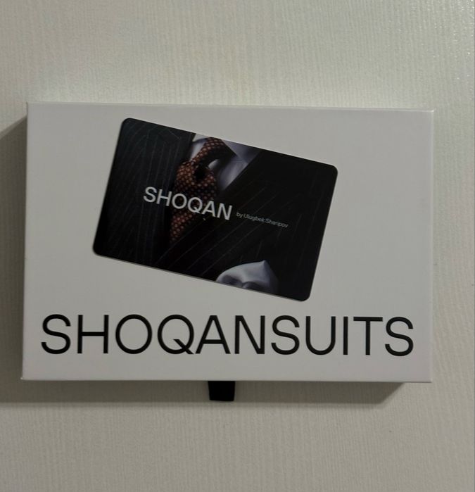 сертификат в бутик мужской одежды Shoqan