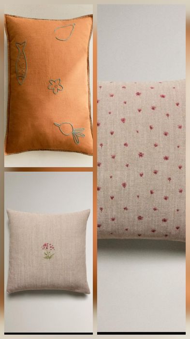 NOU 50% REDUS Fete perna decorative Zara Home