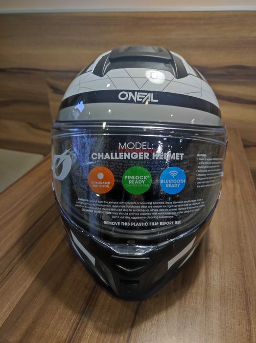 Каска O'NEAL CHALLENGER HELMET  EXO  black/gray/white  V.23