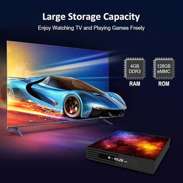 Android TV Box W2 4GB RAM 128GB ROM Android 12