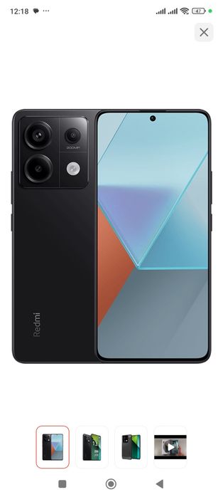Смартфон Xiaomi Redmi Note 13 Pro 5G 12 ГБ/512 ГБ черный