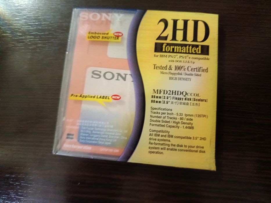 Дискета Sony 2HD