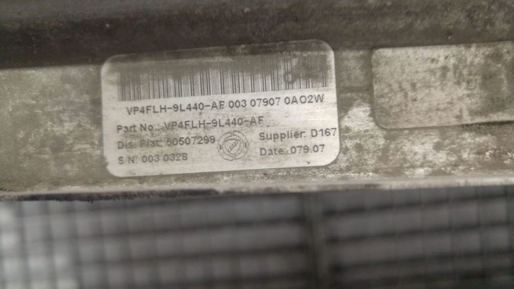 radiator intercooler 1.9 jtd  150 cp alfa romeo 159 50507299