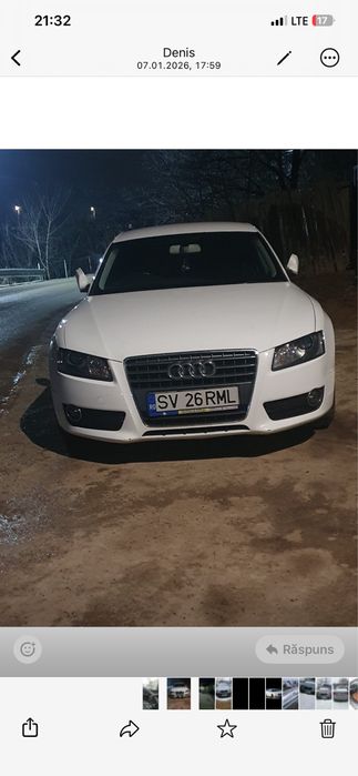 Audi a 5 2011  volan dreapta